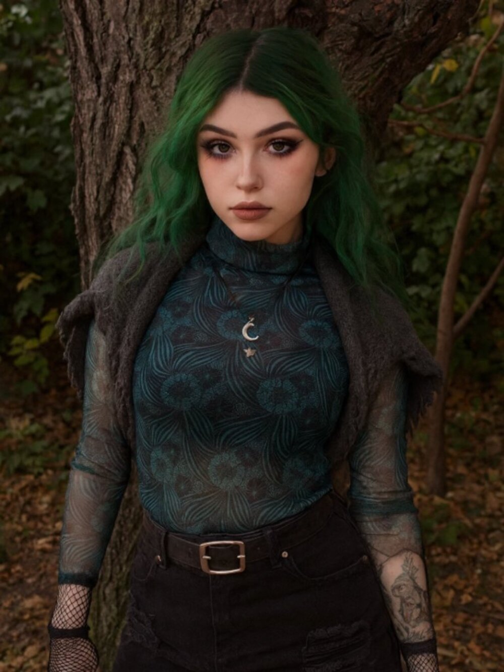 Anthropologie Mesh Blouse Womens M Sheer Fairy Grunge Y2K 90s Goth Festival Top